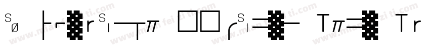 NumberOnly 粗体(Open Type TrueType)(V字体转换